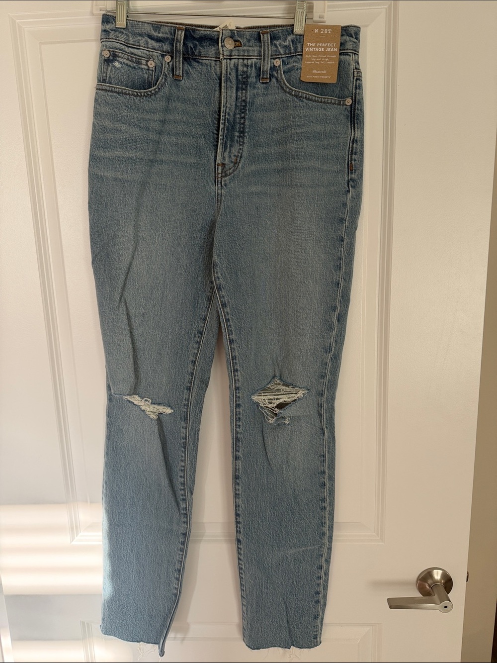 Madewell Light Blue High-Rise Perfect Vintage Jeans